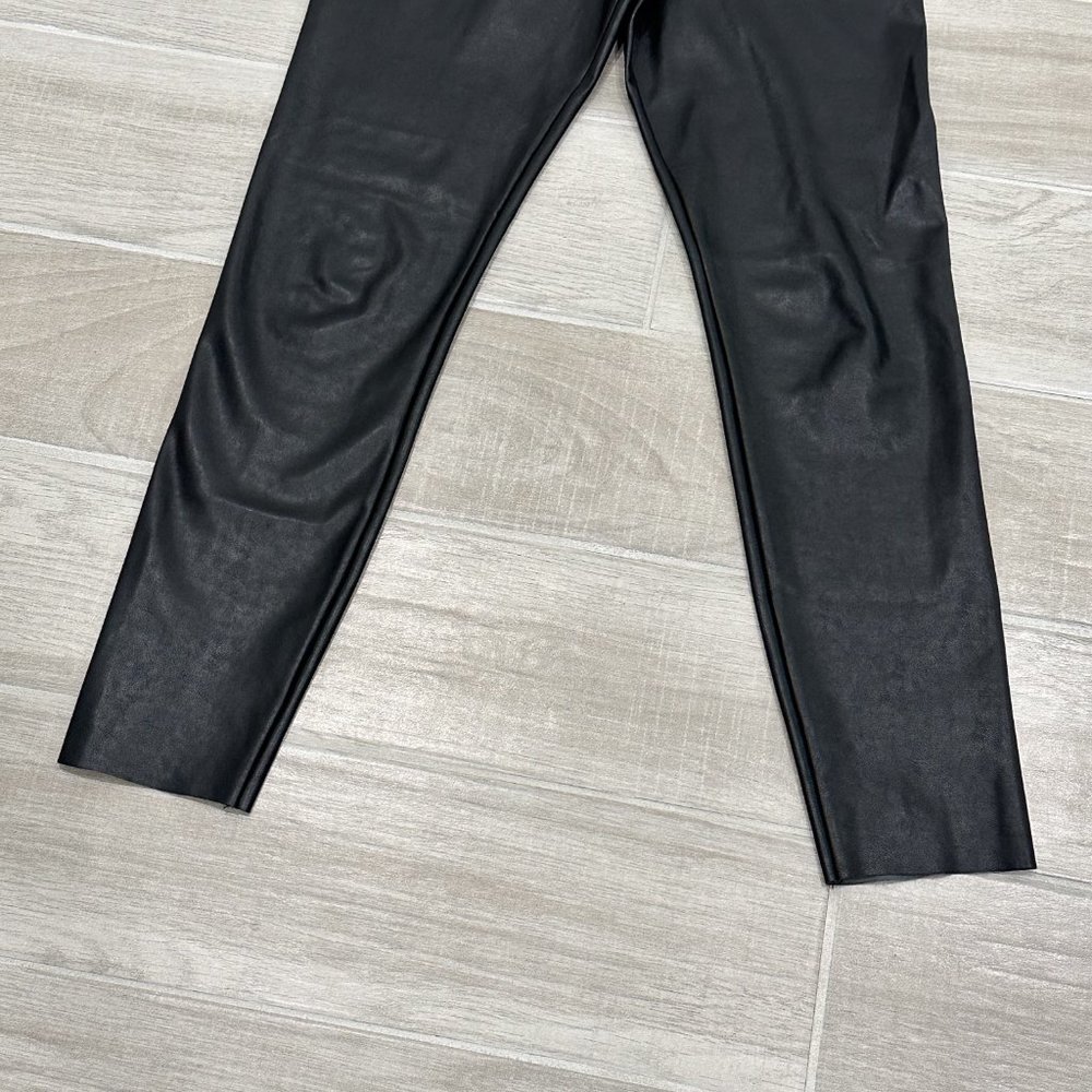 Aritzia Wilfred Free Daria Pant High-Waisted Vegan Leather Leggings in Black - Picture 6 of 16
